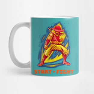 Start Fight Martial Arts Warrior T-shirts Apparel Mug Notebook Gift Sticker Mug